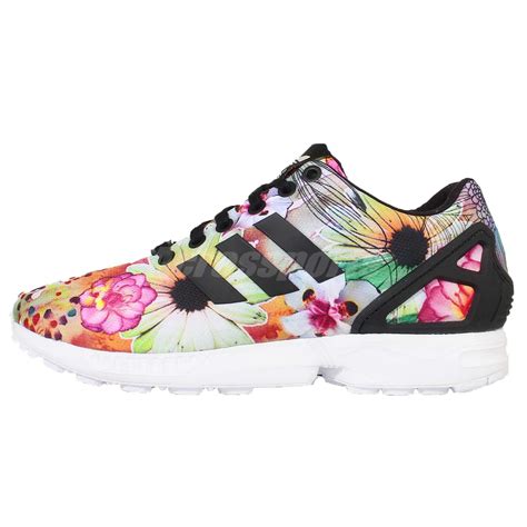 ladies floral adidas trainers.